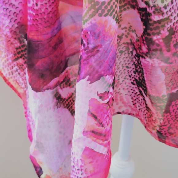 Kenneth cole animal print swim cover size medium - Picture 4 of 8